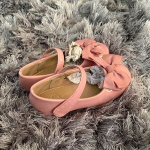 Pink Bow Kids Shoes